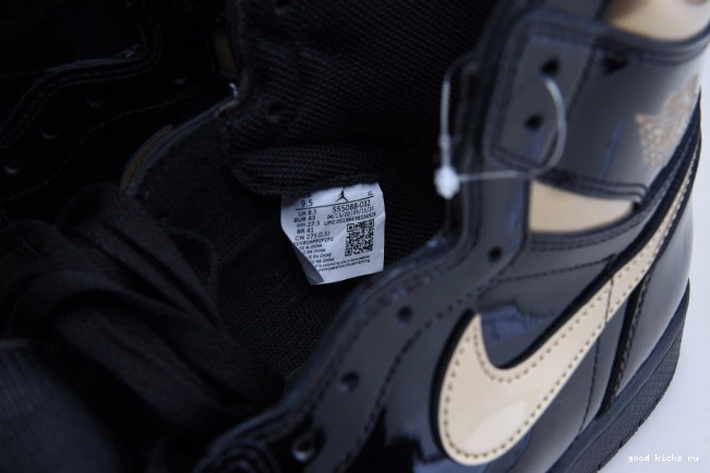 HIGH METALLIC 555088-032 GOLD RETRO AIR (2020) 1 JORDAN BLACK 0728